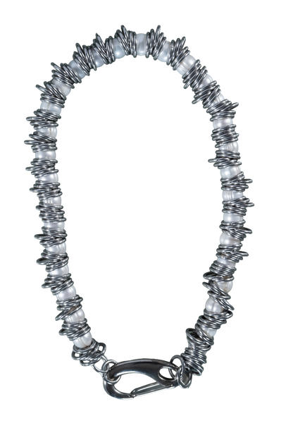 Stainless steel, 12mm pearls