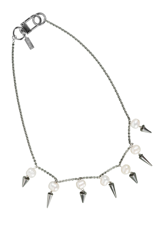 Pearls & Spike Necklace