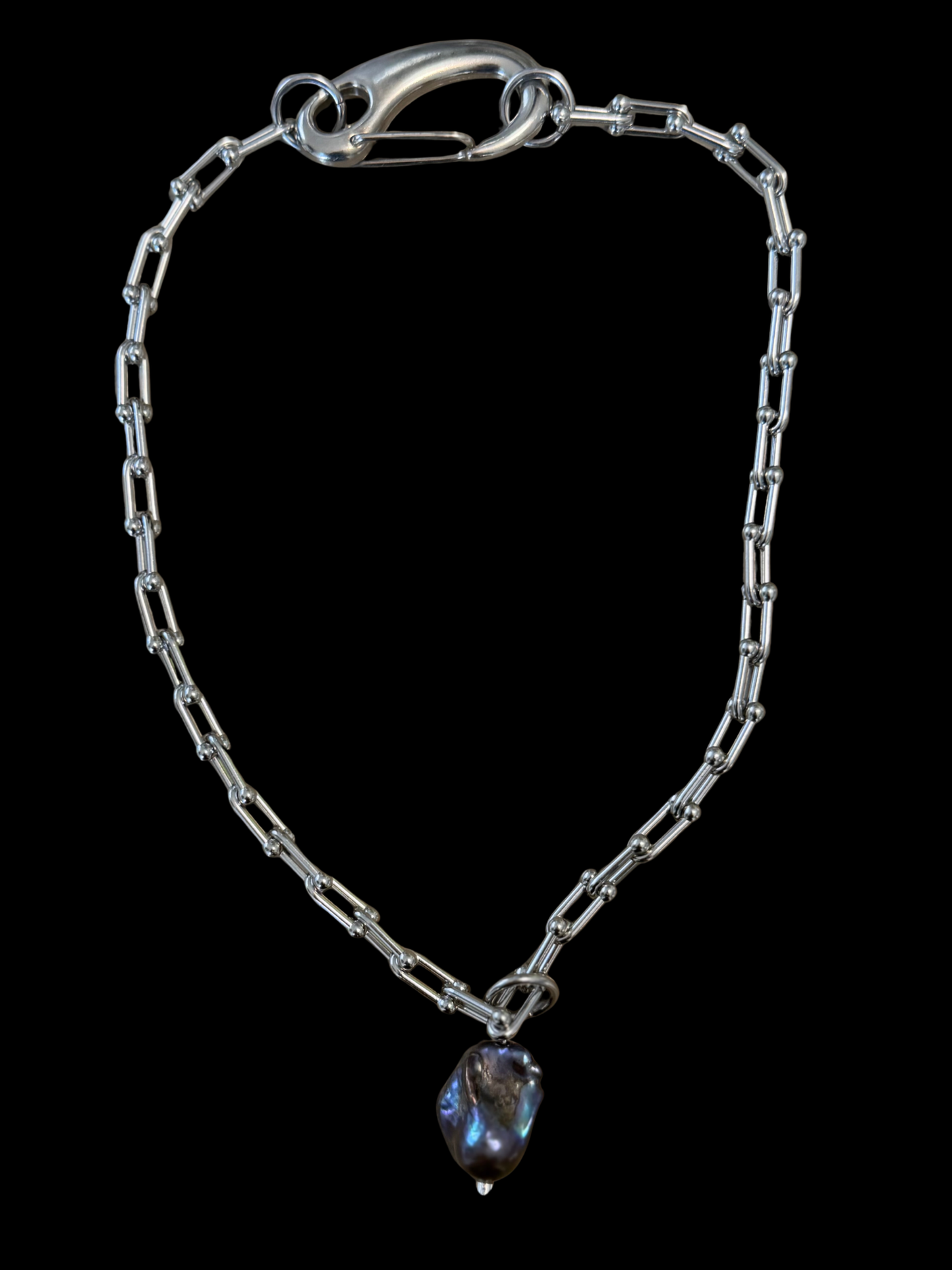 Peacock Pearl Necklace