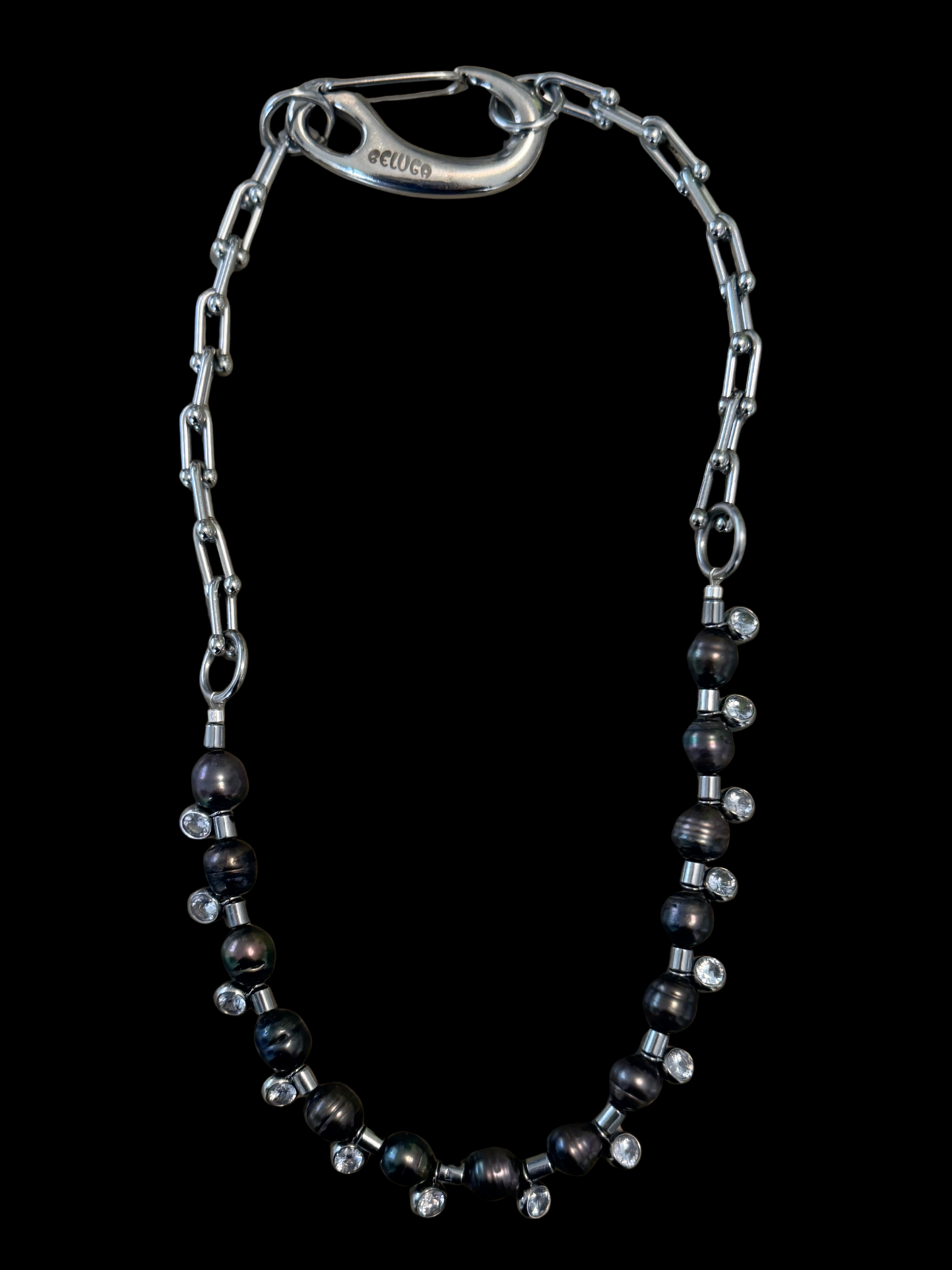 Zirconia Pearls Necklace